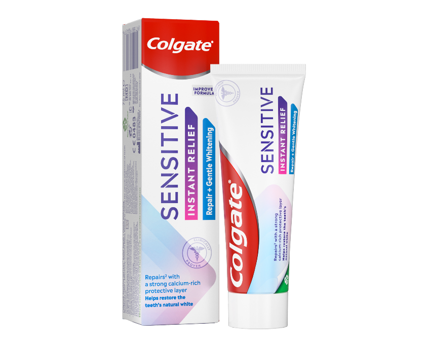 Colgate® Sensitive Instant Relief Repair + Gentle Whitening
